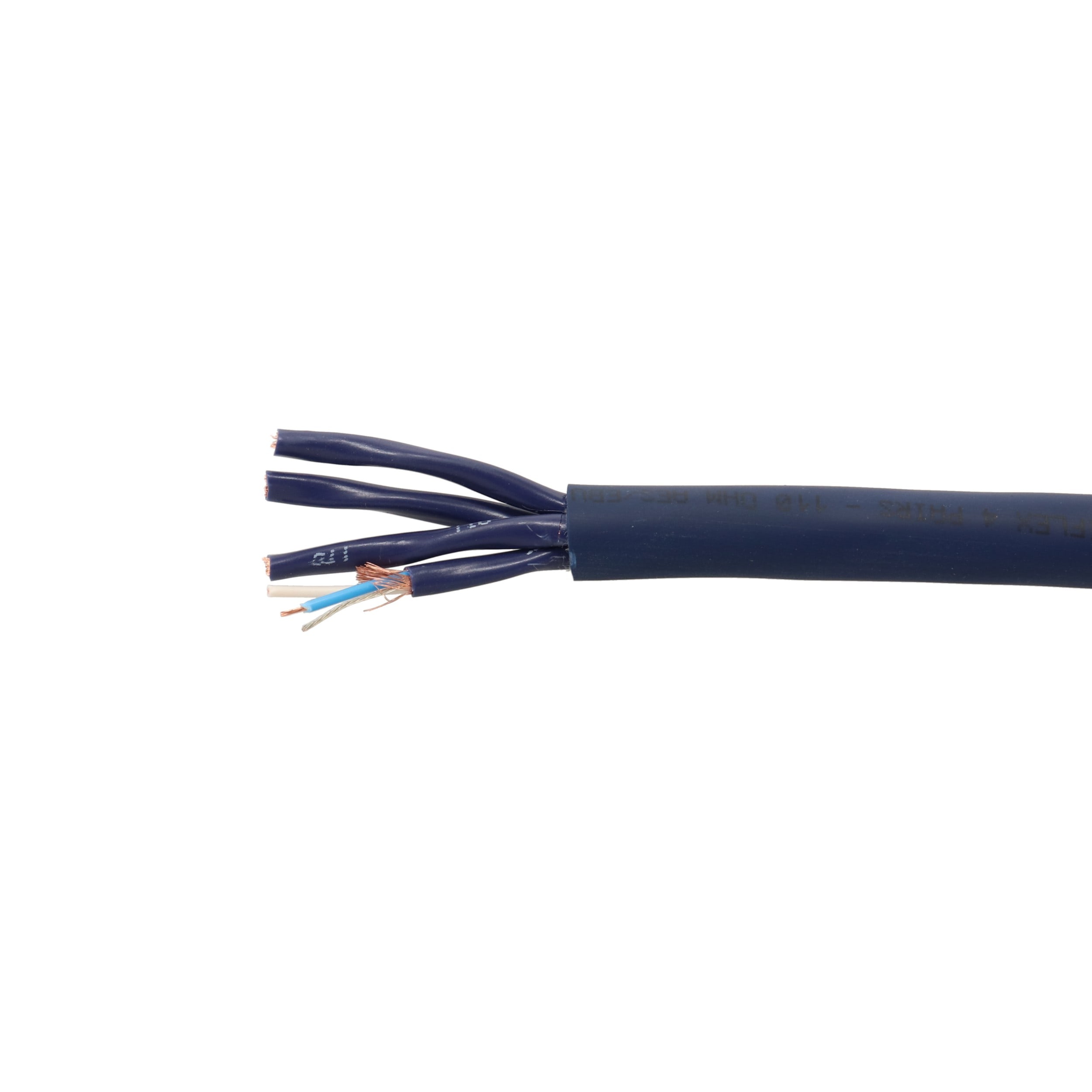 Erard - Câble audio numérique multipaires AES-EBU - 2 paires - bleu - vendu au mètre