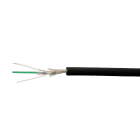 Erard - Câble audio num 1 paire DMX - double blindage - D. 6.3 mm-noir - vendu au mètre