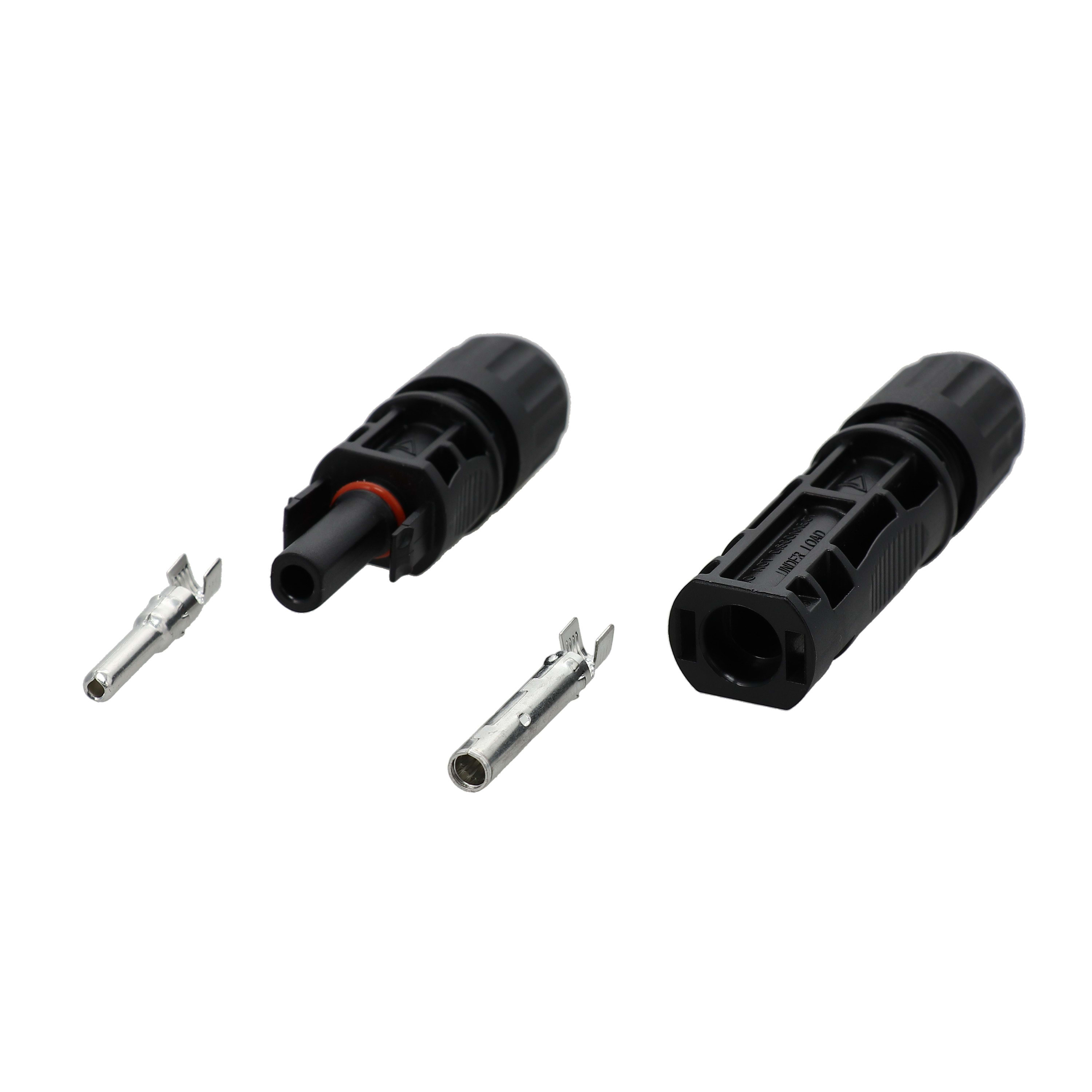 Erard - kit de connecteur MC4 male + femelle - pour câble solaire 4 et 6 mm²