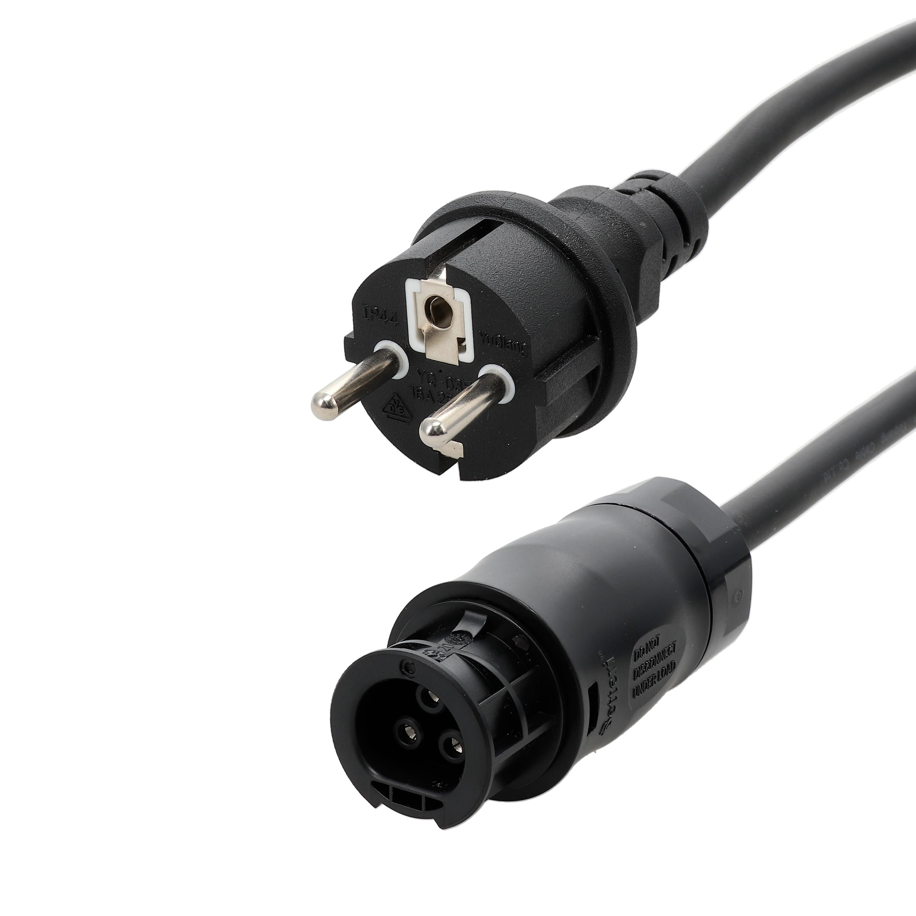 Erard - cordon electr HO7 RNF - 3x 1,5mm² - 3 pôles BC01 femelle/2 pôles + T mâle - 3m