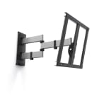 Erard - WAM 400TW3 support mural TV inclinable et orientable - Déport 648 mm 2 bras