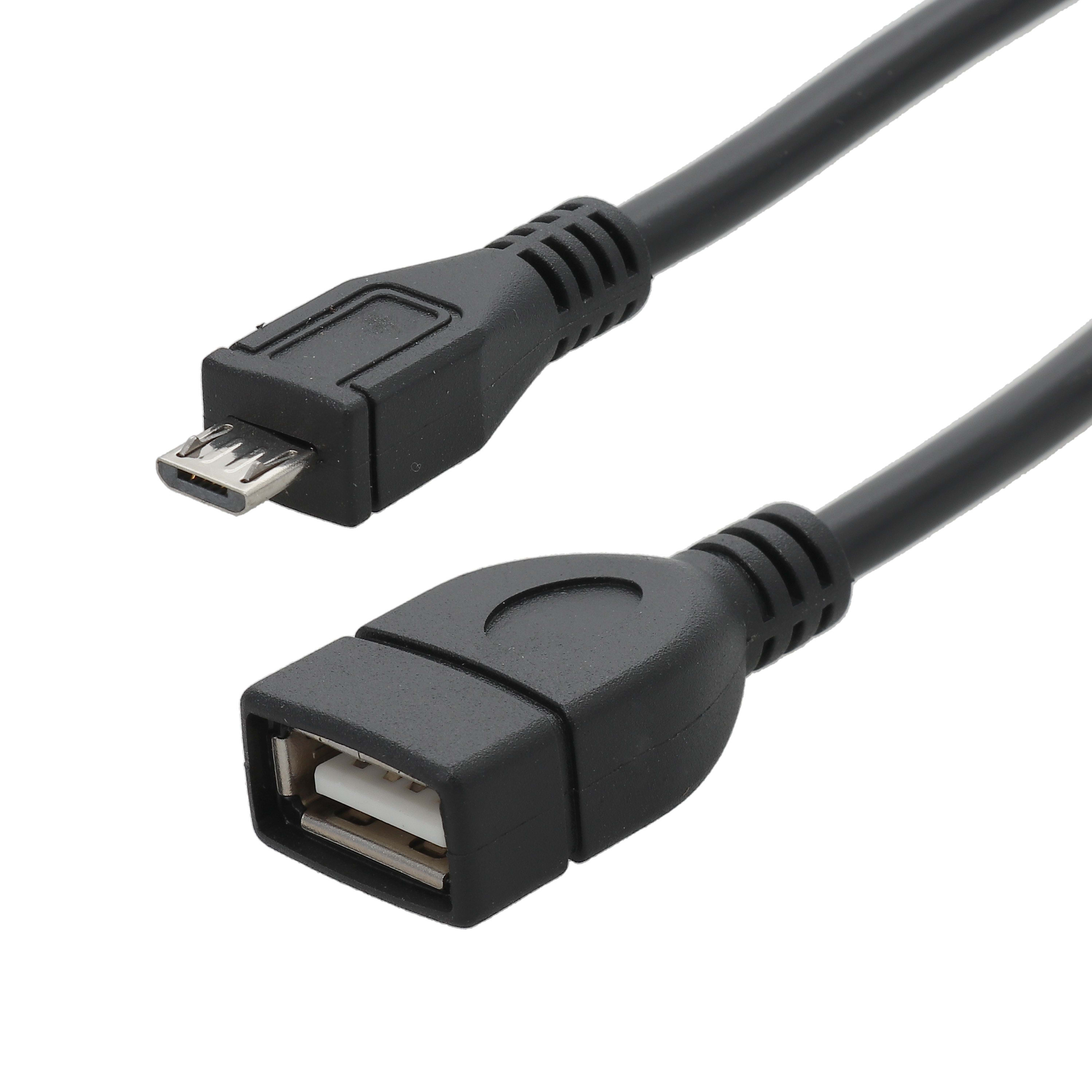 Erard - Cordon USB 2.0 - micro USB B M / USB A F - 0m20