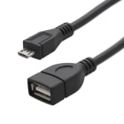 Erard - Cordon USB 2.0 - micro USB B M / USB A F  - 0m20