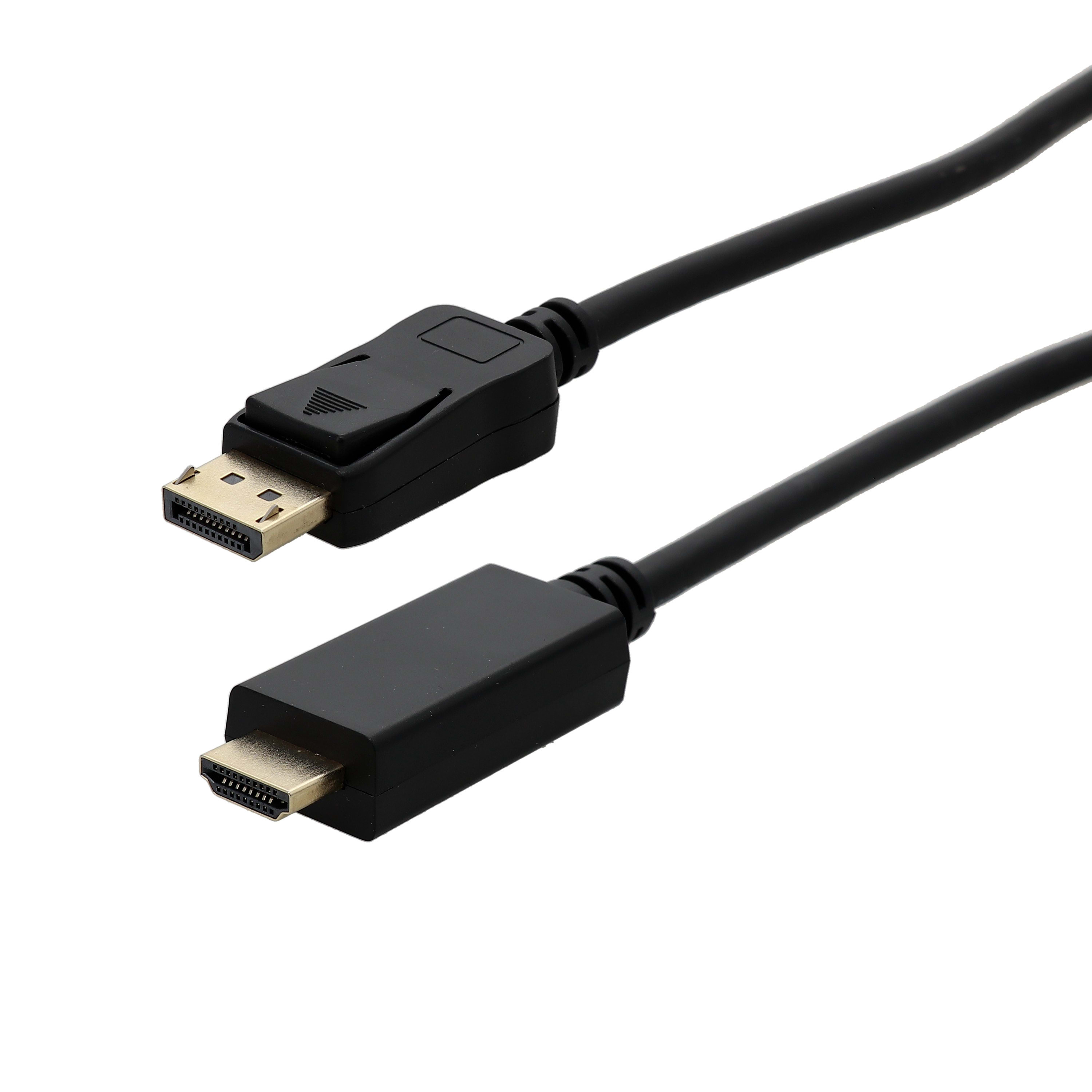 Erard - Cordon-convertisseur DP M / HDMI M - UHD 4K 60ips - HDR 4:4:4 - 3m