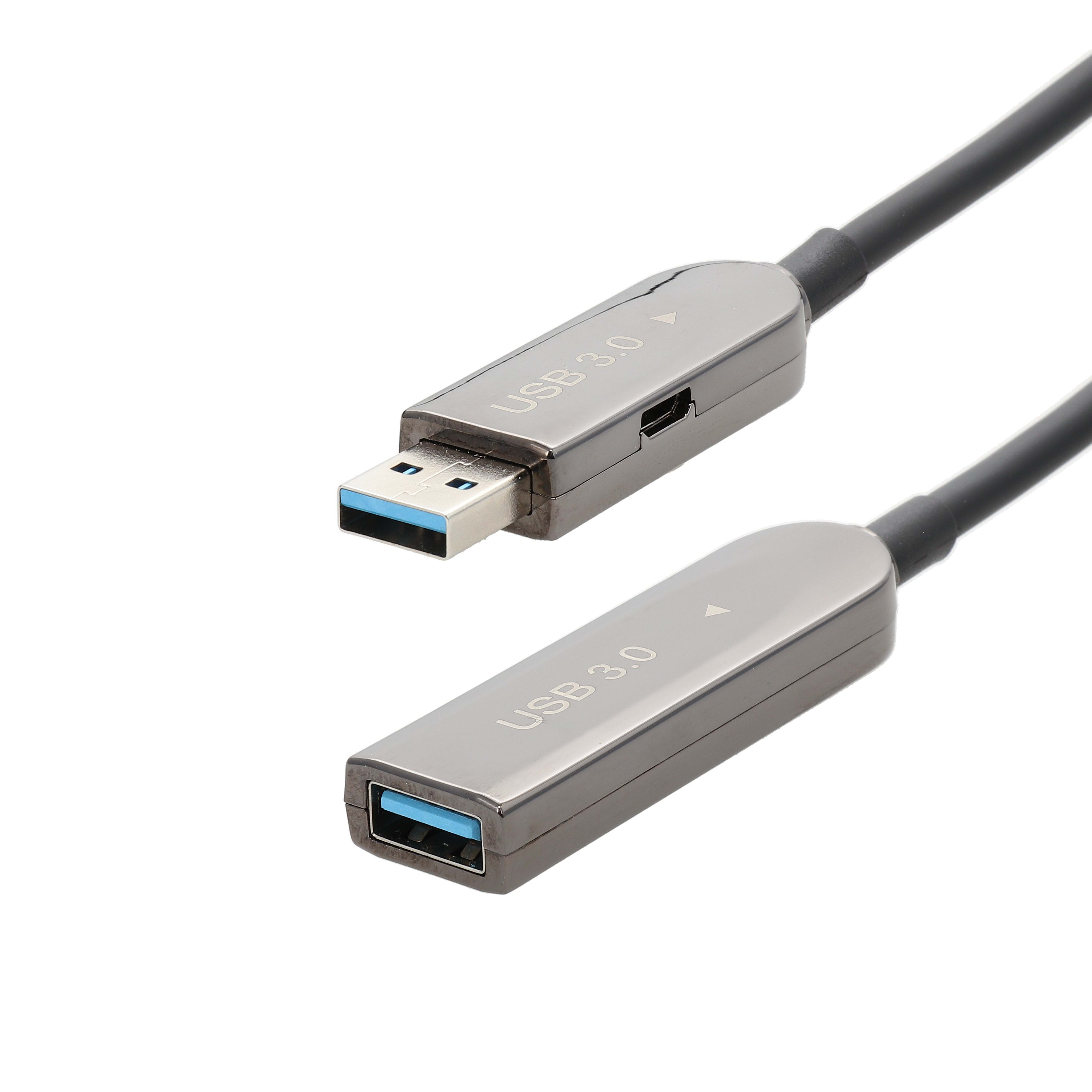 Erard - Cordon AOC USB 3.2 gen 1 - A M / F - 5 gbps - rétrocompatible  prises métal  30m