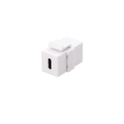 Erard - Traversée Keystone USB C Femelle / Femelle - blanche