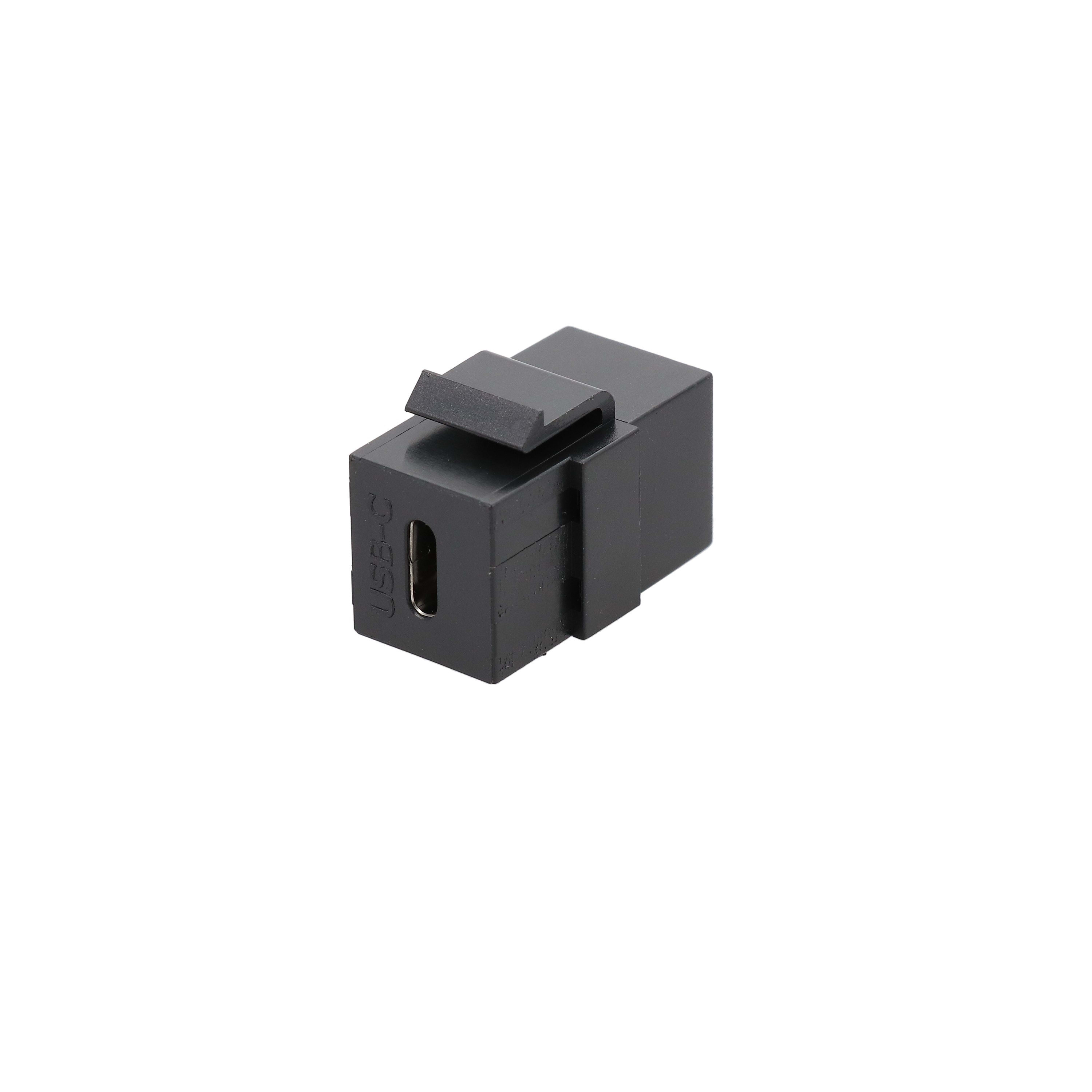 Erard - Traversée Keystone USB C 3,2 gen 2 F/F - noire