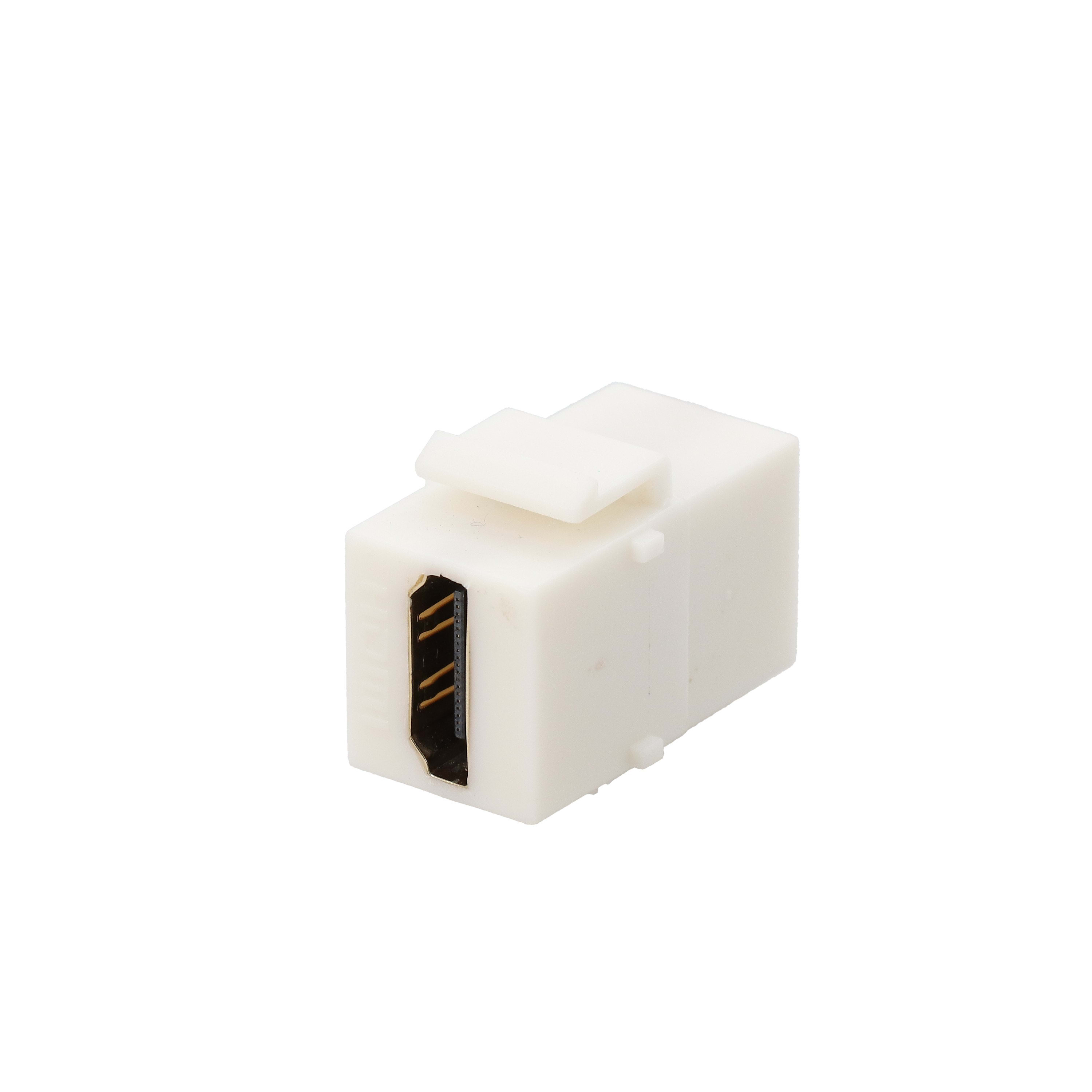 Erard - Traversée Keystone HDMI F/F - 4K - blanche