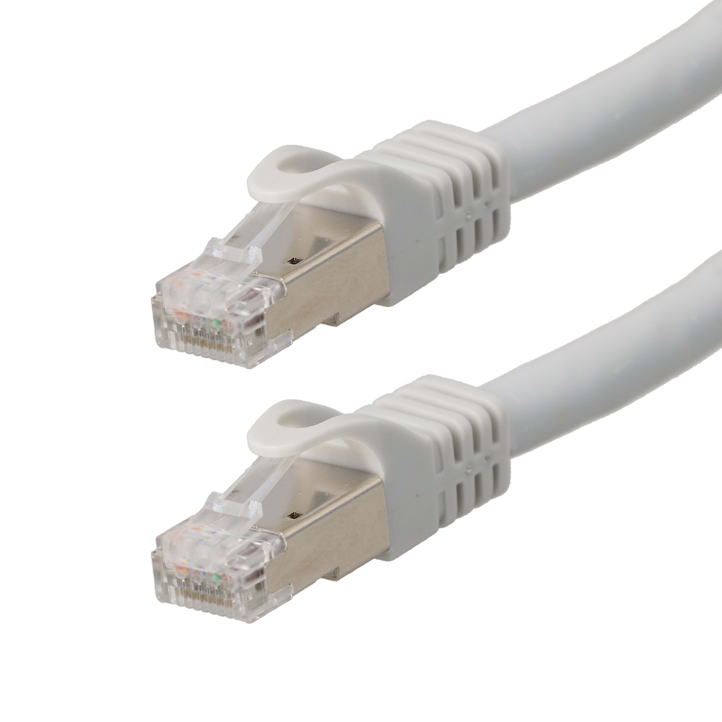 Erard - Cordon RJ45 M/M - Cat. 8.1 - S/FTP - 2000 MHz- gris - 1m