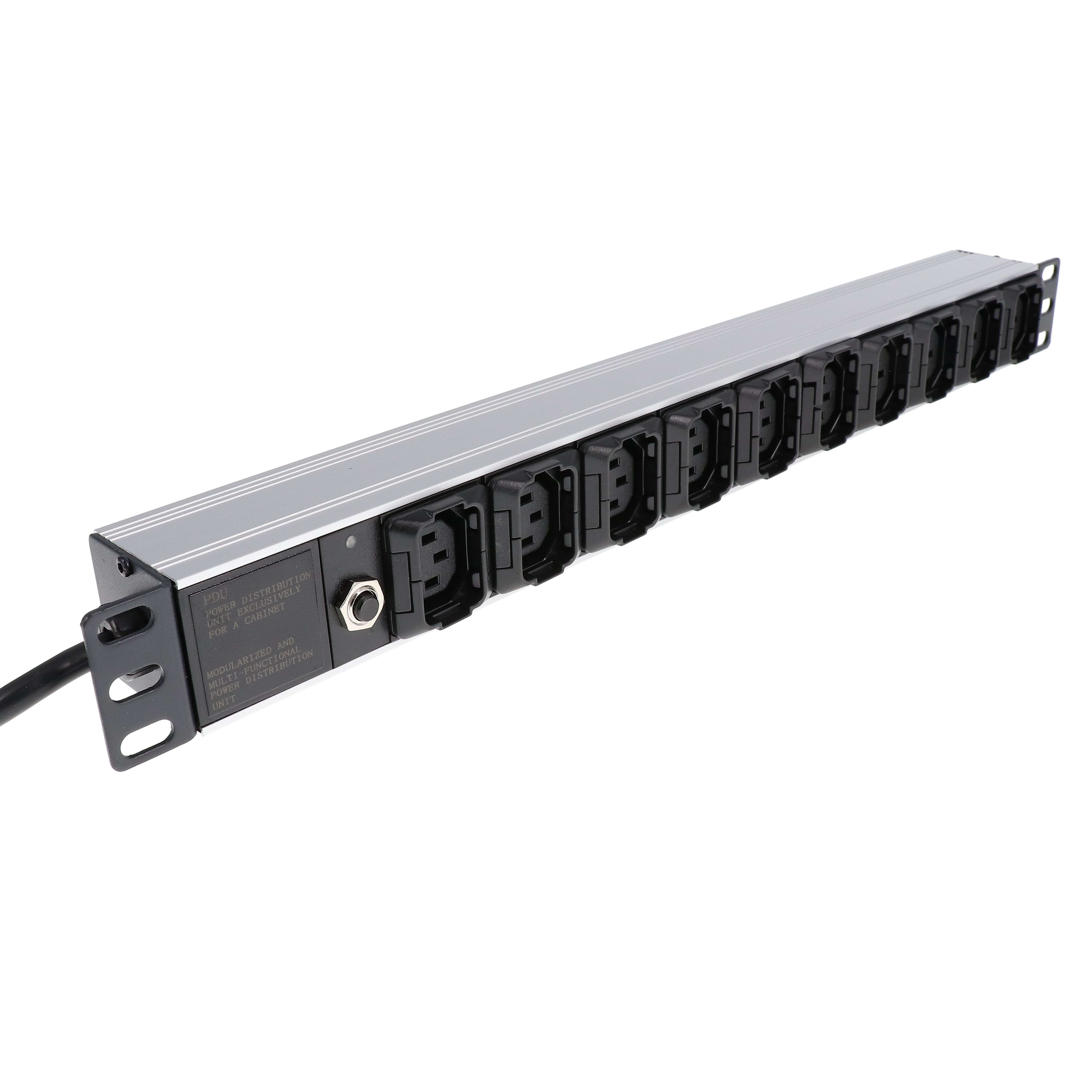 Erard - Panneau d'alimentation - 9 prises C13 - 1U - aluminium