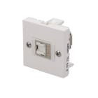Erard - Plastron embase Keystone RJ45 Cat.6a - Blanc Legrand