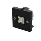 Erard - Plastron embase Keystone RJ45 Cat.6a - Anthracite Compatible