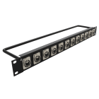 Erard - Panneaux de brassage audio 12 XLR 5b - 1U - Male + Femelle