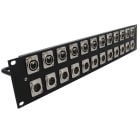 Erard - Panneaux de brassage audio 24 XLR 5b - 2U - Male