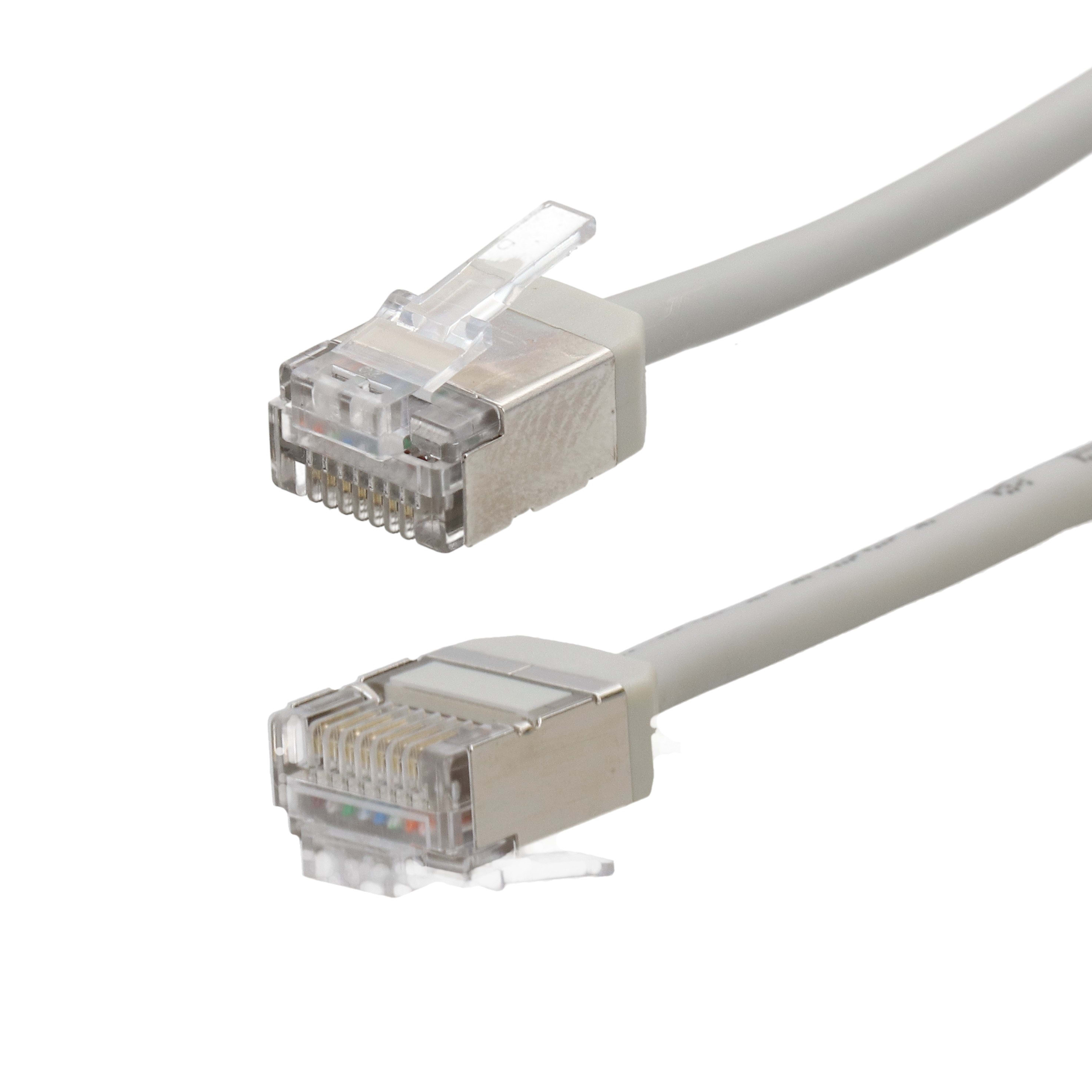 Erard - Cordons slim RJ45 mâle / RJ45 mâle - Cat. 8.1 U/FTP- 0,30m