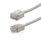 Erard - Cordons slim RJ45 mâle / RJ45 mâle - Cat. 8.1 U/FTP- 0,30m
