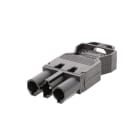 Erard - Prise GST18 mâle Connexion à vis  diamètre de câble admissible de 6.5 à 10 mm