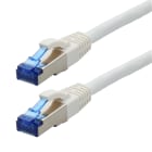 Erard - Cordons RJ45 mâle / RJ45 mâle - Cat.6a S/FTP - Blanc - 0,5m