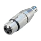 Erard - Adaptateur XLR 3b femelle / BNC mâle Connecteur nickel