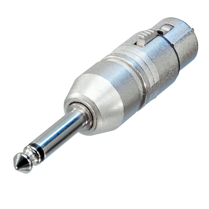 Erard - Adaptateur XLR 3b femelle / Jack 6.35 mm mono mâle