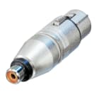 Erard - Adaptateur XLR 3b femelle / RCA femelle Connecteur nickel