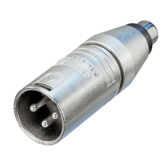 Erard - Connecteur NEUTRIK - Adaptateur XLR 3b mâle / RCA femelle