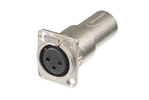 Erard - Connecteur NEUTRIK - Traversée embase XLR femelle / XLR male
