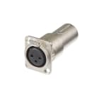 Erard - Connecteur NEUTRIK - Traversée embase XLR femelle / XLR male