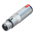 Erard - Adaptateur XLR 3b femelle / Jack 6.35 mm stéréo femelle
