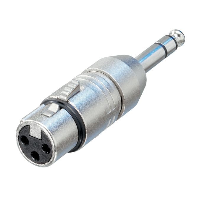 Erard - Adaptateur XLR 3b femelle / Jack 6.35 mm stéréo mâle