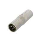 Erard - Connecteur NEUTRIK - Adaptateur XLR 3b mâle / XLR 5b mâle