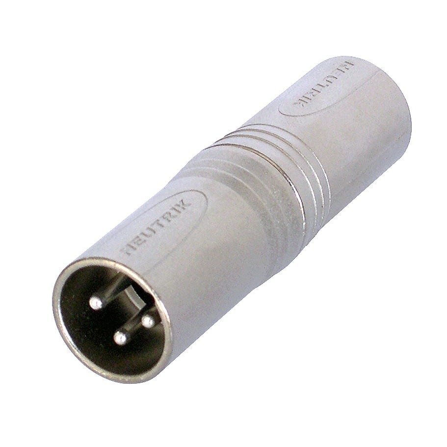 Erard - Connecteur NEUTRIK - Adaptateur XLR 3b mâle / XLR 3b mâle