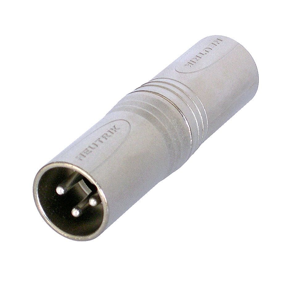 Erard - Connecteur NEUTRIK - Adaptateur XLR 3b mâle / XLR 3b mâle