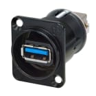 Erard - Connecteur NEUTRIK - Traversée USB A femelle / USB B femelle