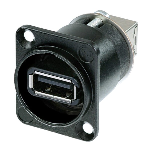 Erard - Connecteur NEUTRIK - Traversée USB A femelle / USB B femelle