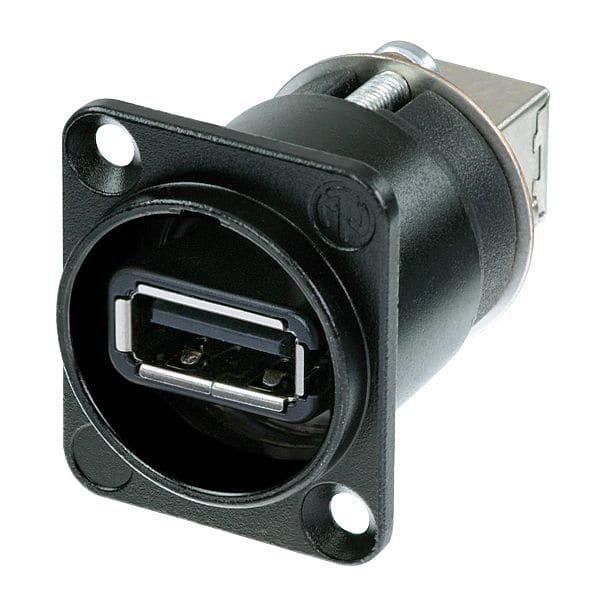 Erard - Connecteur NEUTRIK - Traversée USB A femelle / USB B femelle