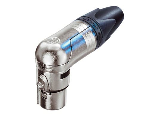 Erard - Connecteur NEUTRIK - Prise XLR 3b femelle coudée à souder
