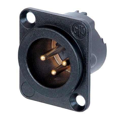 Erard - Connecteur NEUTRIK - Embases XLR mâle à souder