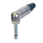 Erard - Fiche Jack 6.35 mm mono mâle coudée à souder