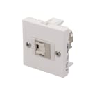 Erard - Plastron embase Keystone RJ45 Cat.6 - Blanc Legrand