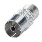 Erard - Adaptateur F femelle / TV 9.52 mm femelle - nickel