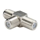 Erard - Adaptateur F en T femelle - nickel, 3 sorties