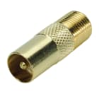 Erard - Adaptateur F femelle / TV 9.52 mm mâle - OR