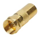 Erard - Adaptateur F mâle / TV 9.52 mm mâle - OR