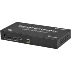 Erard - Extendeur HDMI +fonction KVM sur fibre optique - Full HD -fonction by-pass- 20km