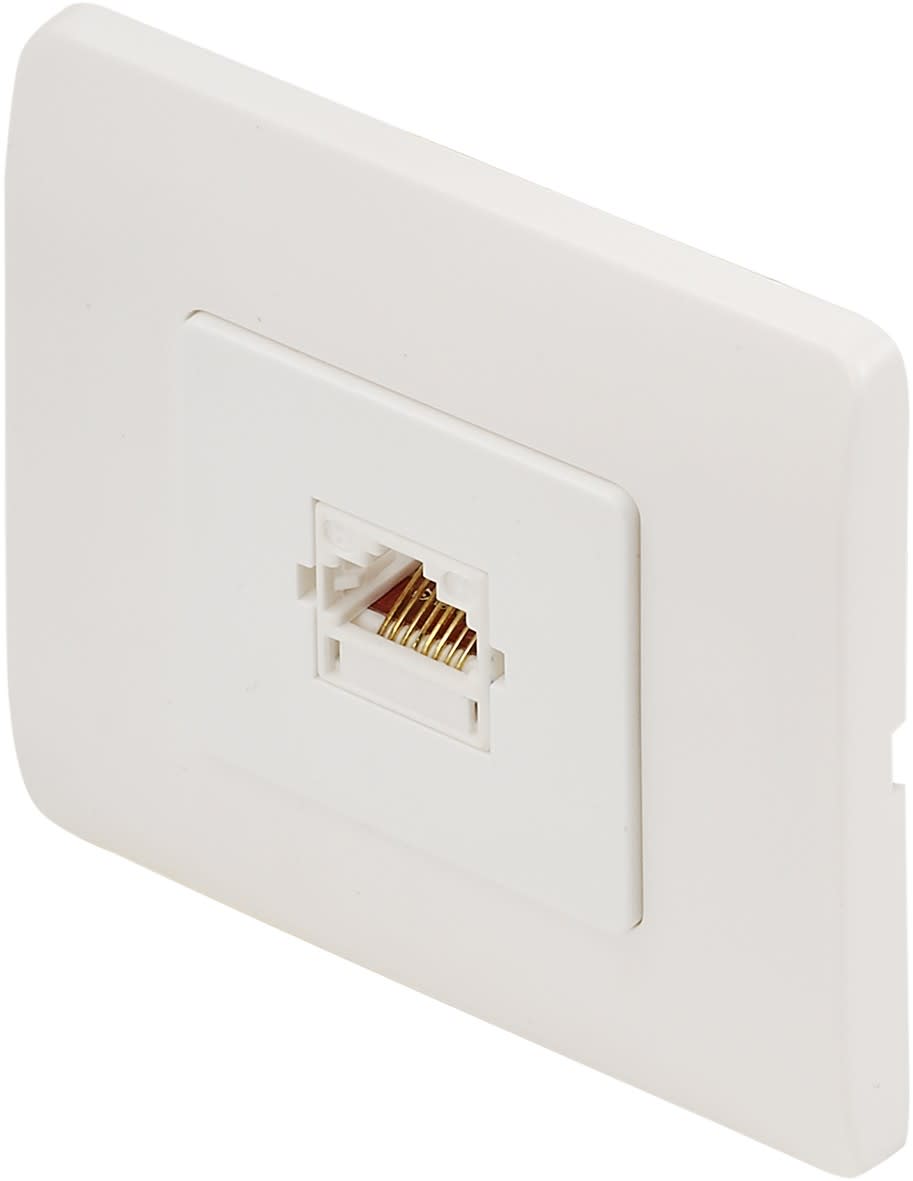 Erard - Prise RJ45 F murale à monter - Cat. 5 - 80x80mm