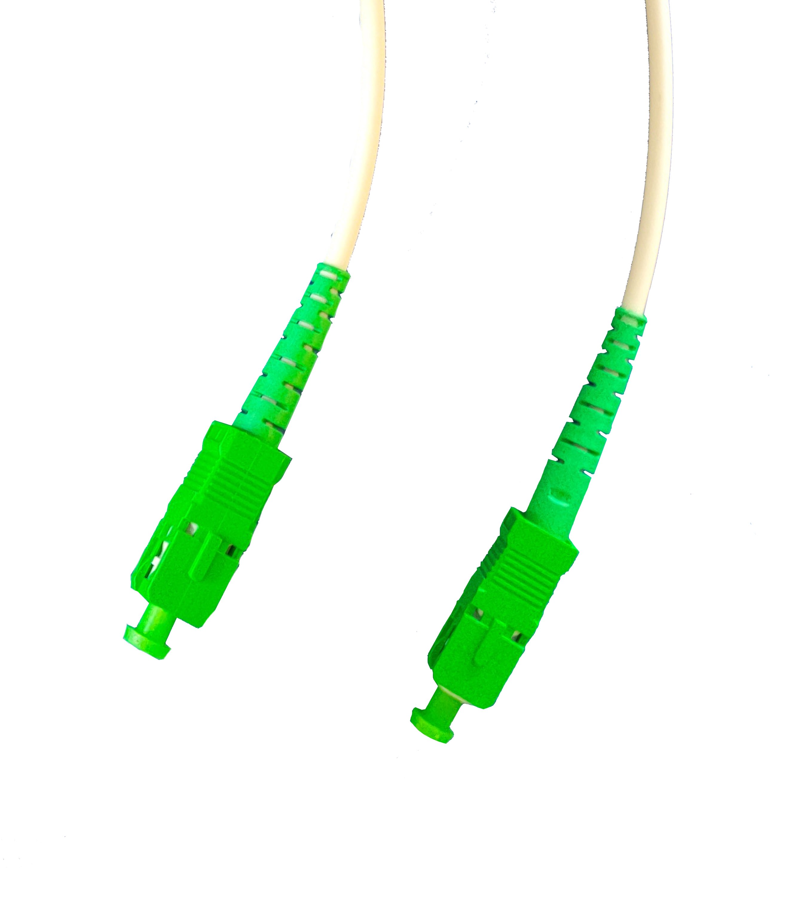 Erard - Cordon fibre optique de raccordement armé - SC APC M/SC APC M - 2m