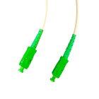 Erard - Cordon fibre optique de raccordement armé - SC APC M/SC APC M - 10m