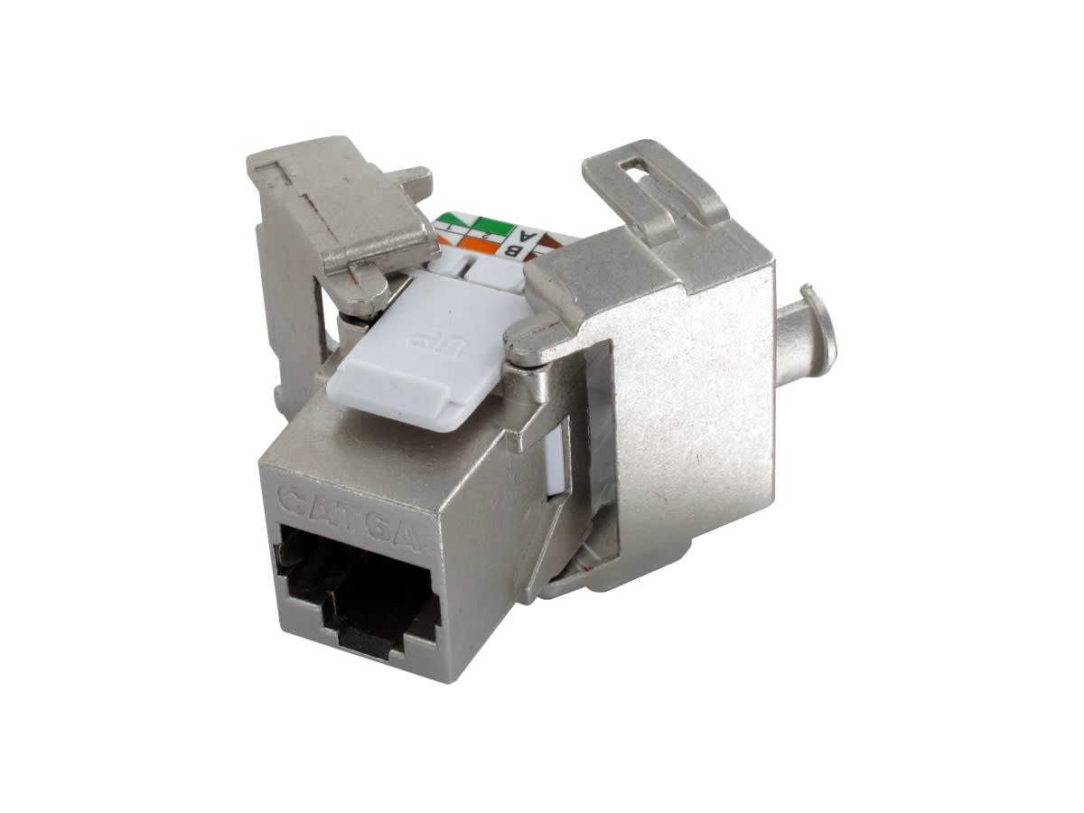 Erard - Keystone RJ45 Cat. 6a à monter - pour câble rigide - AWG 22/23 - métal