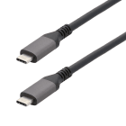 Erard - Cordon USB3.2 GEN 2 - C Mâle / Mâle - prises métal - 100W - 5A - noir -2m
